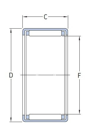 HK 2212 NTN Łożysko igiełkowe 22x28x12 HK 2212 NTN Łożysko igiełkowe 22x28x12