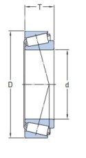 Łożysko 4TA2047/A2126 NTN 11,986x31,991x10,008