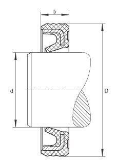 Simering uszczelniacz G 18x24x3 INA Simering uszczelniacz G 18x24x3 INA
