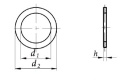 Podkładka dystansowa 4x8x0,1 DIN 988 10szt.