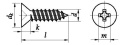 4,2x16 A2 Blachowkręt łeb stożkowy ISO7050 30szt