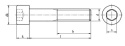 M3x12 Śruby imbusowe czarne 12.9 DIN 912 PG 10szt