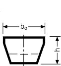 Pas klinowy B HB/17 610Lp 570Li Optibelt