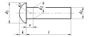 2x4 Nit nity stalowe łeb kulisty DIN 660 100szt.