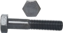 M16x80 Śruby łeb 6-kątny 10.9 czarne DIN 931 1szt