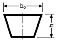 Pas klinowy HA A/13 1250Li =1280Ld CONTITECH