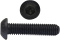 M4x6 Śruby kuliste czarne kl.10.9 ISO 7380 10szt