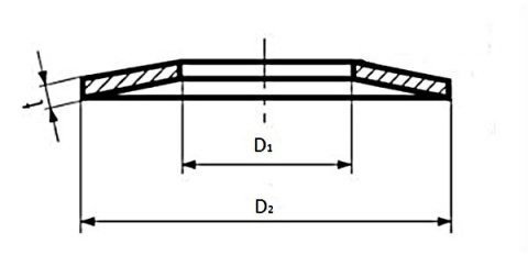 Sprężyna talerzowa 31,5x12,2x1 DIN 2093 5szt. Sprężyna talerzowa 31,5x12,2x1 DIN 2093 5szt.