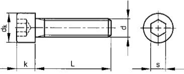 Śruby imbusowe M5x12 A4 DIN 912 PG 5szt. Śruby imbusowe M5x12 A4 DIN 912 PG 5szt.