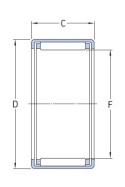 HK 1512 NTN Łożysko igiełkowe 15x21x12