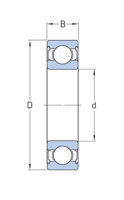 Łożysko 624 ZZ EZO 4x13x5 Łożysko 624 ZZ EZO 4x13x5
