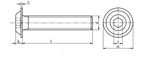 M8x12 Śruby z łbem podkładkowym ISO 7380 A2 25szt M8x12 Śruby z łbem podkładkowym ISO 7380 A2 25szt