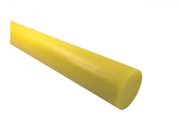 Pręt poliamid wałek fi 55x100mm PA6-G żółty