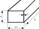 Profil stalowy zamknięty 30x15x1,5 długość 1000mm