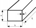 Profil stalowy zamknięty 30x20x1,5 długość 2500mm