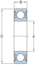 6200 2RS CODEX Łożysko kulkowe 10x30x9