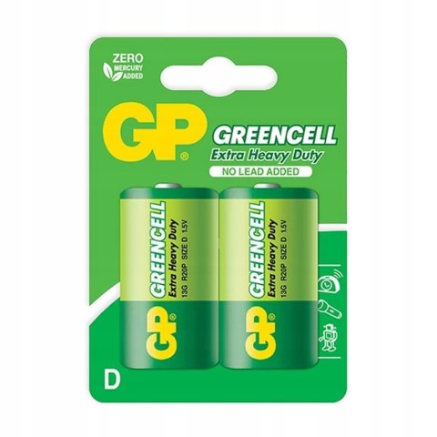 BATERIA GREENCELL 1.5V R20 2 SZTUKI BATERIA GREENCELL 1.5V R20 2 SZTUKI