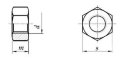 Nakrętki 6-kątne M16x1,5 oc kl.8.8 DIN 934 10szt