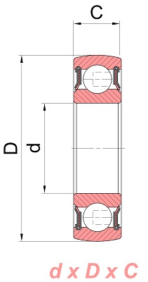 Łożysko samonastawne CS207 FJ7 SNR