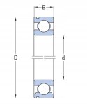 Łożysko kulkowe 6205 NRC3 KOYO JAPAN 25x52x15