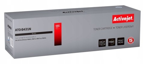 Toner Activejet ATO-B431N (zamiennik OKI 44574902;