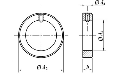 Pierścień osadczy tulejka 14x25x12 DIN 705 A 1szt Pierścień osadczy tulejka 14x25x12 DIN 705 A 1szt