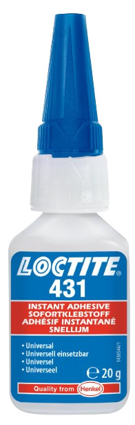 Klej błyskawiczny, po atrybucie temperatury, Lodówka po typie składowania Loctite 431 20g