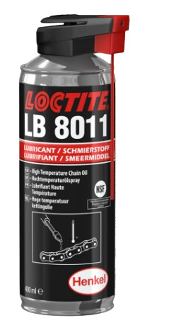 Smar aerozolowy, do kontaktu z żywnością, do łańcuchów Loctite 8011 400ml