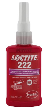 Klej do zabezpieczenia gwintów Loctite 222 50ml