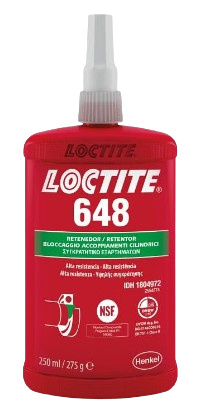 Klej do mocowania współosiowego Loctite 648 250ml