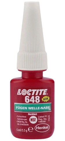 Klej do mocowania współosiowego Loctite 648 5ml