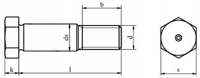 M10/11x60 Śruba pasowana łeb 6-kątny DIN 609 10,9 M10/11x60 Śruba pasowana łeb 6-kątny DIN 609 10,9