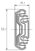 Prowadnica DA5321-0030 ACCURIDE