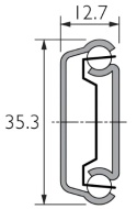 Prowadnica DB2132-0025 ACCURIDE