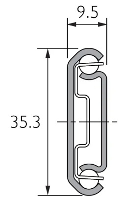 Prowadnica DS2028-0030 ACCURIDE Prowadnica DS2028-0030 ACCURIDE
