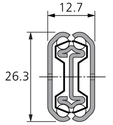 Prowadnica DZ2601-0015 ACCURIDE Prowadnica DZ2601-0015 ACCURIDE