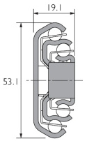 Prowadnica DZ3657-0014-2 ACCURIDE