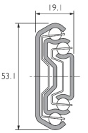 Prowadnica DZ5321-0050SC ACCURIDE