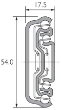 Prowadnica DZ5417-0070EC ACCURIDE