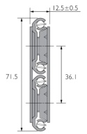 Prowadnica DZ6026-0035 ACCURIDE