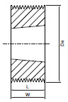 Koło wielorowkowe PYB056J8 SIT