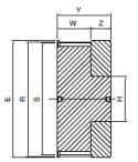 Koło zębate pod pasek HD10-3M15 SIT