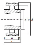 Koło wielorowkowe PYB400L12 SIT