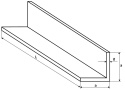 Kątowniki kątownik aluminiowy 50x50x2 2000mm