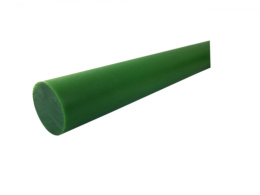 Pręt poliamid wałek fi 140x500mm PA6-G zielony