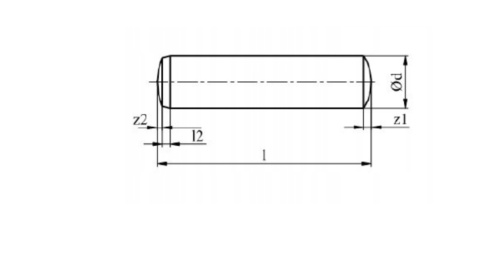 20x60 Kołki walcowe hartowane DIN 6325 1szt. 20x60 Kołki walcowe hartowane DIN 6325 1szt.