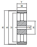 Koło pasowe HD90-14M55 SIT