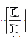 Koło pasowe HDB192-14M40 SIT