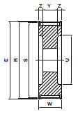 Koło pasowe HDB28-14M40 SIT