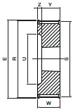 Koło pasowe PBG34G14M68 SIT